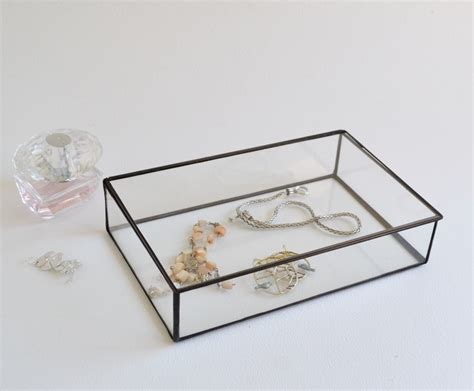 Glass Box Glass Display Box Glass Jewelry Box Wedding Display