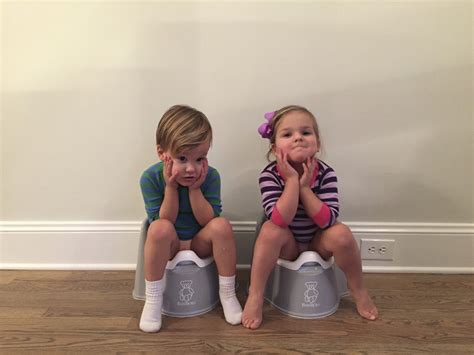Toddler potty training is never a breeze, so using diapers at night is always recommended while the subject of potty training was not that i was particularly enthusiastic. Our Londry Room: Potty Training the Twins