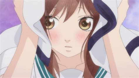 However, after a misunderstanding, their relationship as friends ends when he transfers schools over. First Impressions - Ao Haru Ride - Lost in Anime