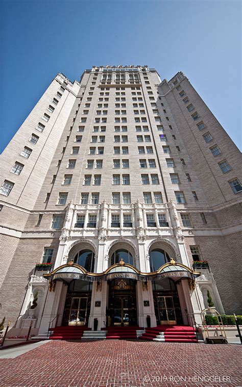 The Mark Hopkins Intercontinental Hotel With Its Top Of The Mark And