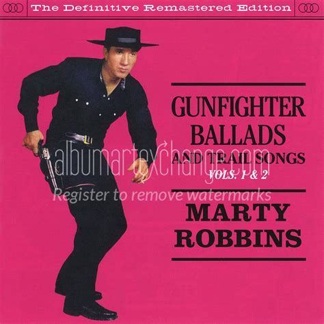 Album Art Exchange Gunfighter Ballads And Trail Songs Vols By Marty Robbins Album