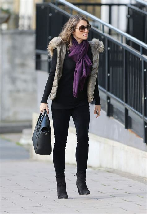 Elizabeth Hurley Street Style London February 2014 • Celebmafia