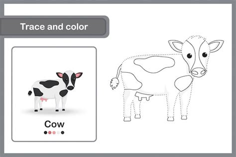 Premium Vector Drawing Worksheet For Preschool Kids Trace And Colour