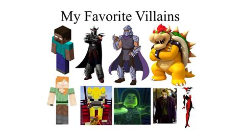 My Favorite Villains By Theohowardii On Deviantart