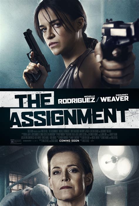 Without warning a father comes to visit his daughter abroad. "The Assignment" advance movie poster, 2016. | Full movies ...