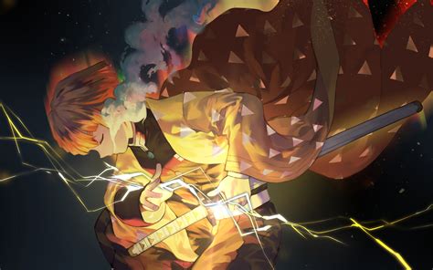 10 Anime Wallpaper Demon Slayer Zenitsu