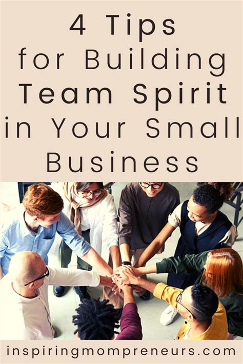 Building Team Spirit Small Business Inspiring Mompreneurs Team