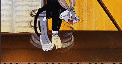 Bugs bunny's no blank template. Imagens Animadas: Bugs Bunny no piano