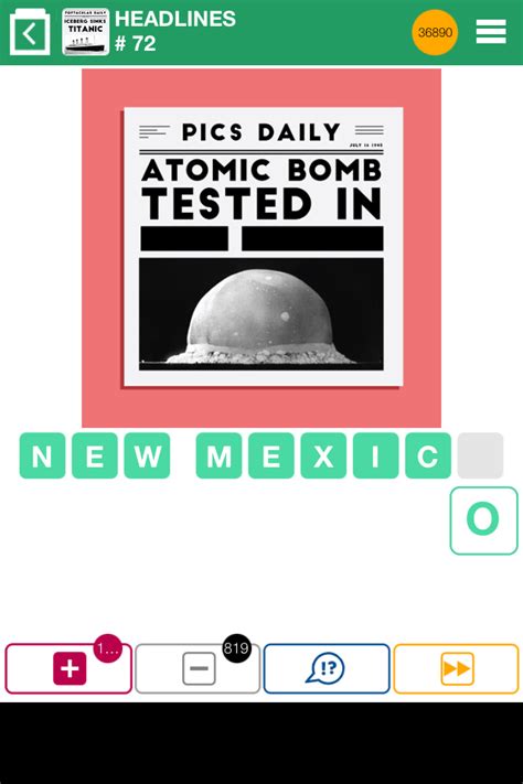 App And Answers 100 Pics 1 Picture Quiz Headlines Level 71 80 Answers