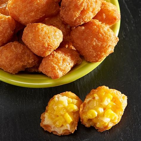 Preheat oil to 400 degrees. Battered Sweet Corn Nuggets | US Foods