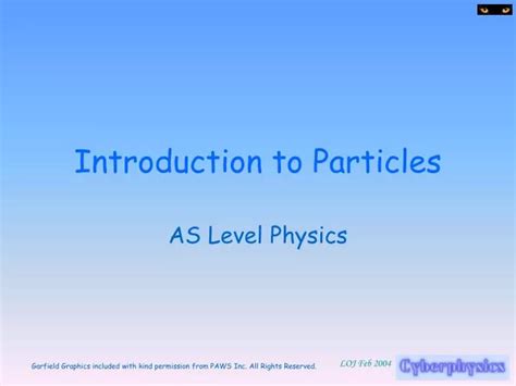 Ppt Introduction To Particles Powerpoint Presentation Free Download