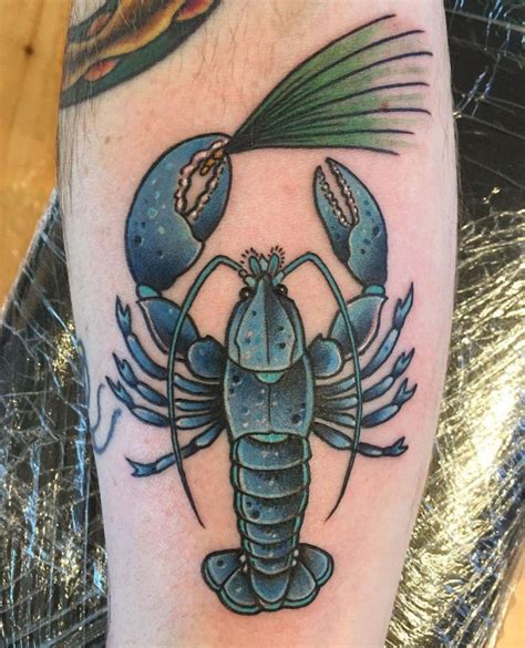 30 Pretty Lobster Tattoos Make You Successful Style Vp Page 12