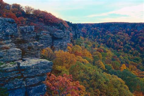 Autumn Color In The Ozarks Stock Photo Image Of Leaves 972978