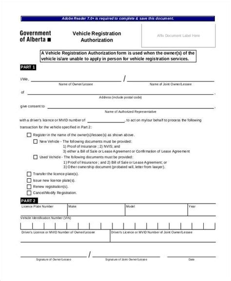 A driver who can't show written permission from you could be detained while police investigate whether or not the vehicle has been stolen. FREE 35+ Sample Authorization Forms in PDF