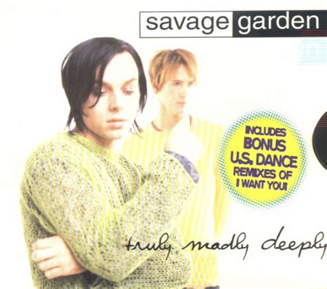 Savage Garden Truly Madly Deeply 1997 Cd Discogs