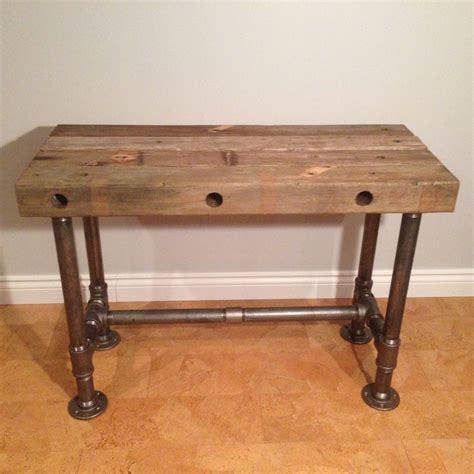 Pin On Wood Table With Pipe