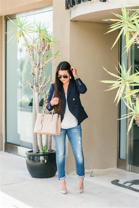 The Navy Blazer You Need Blazer Outfits For Women Business Casual