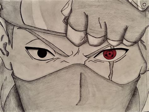 How To Draw Kakashi Eye Perspective Drawing Lesson For Beginners An