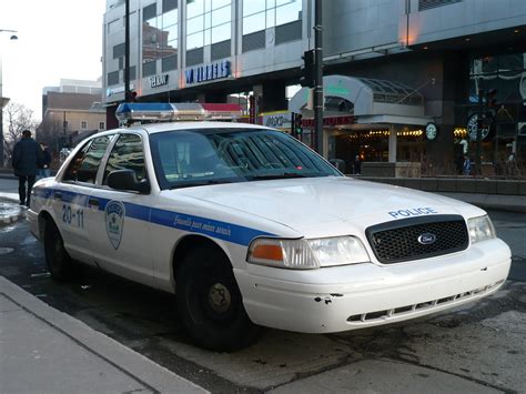 A Montreal Police Service Ford Crown Victoria Police Interceptor A