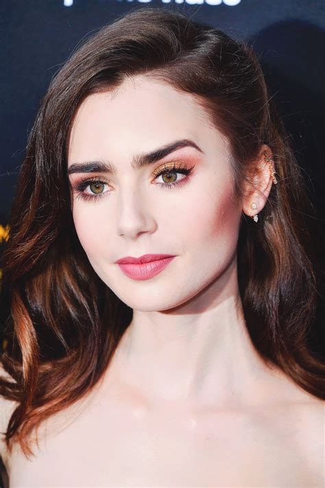 Lily Collins Beauty En 2019 Hermosas Celebridades Cabello Y