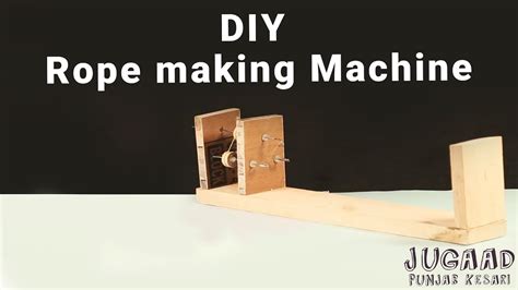 How To Make A Rope Making Machine Youtube