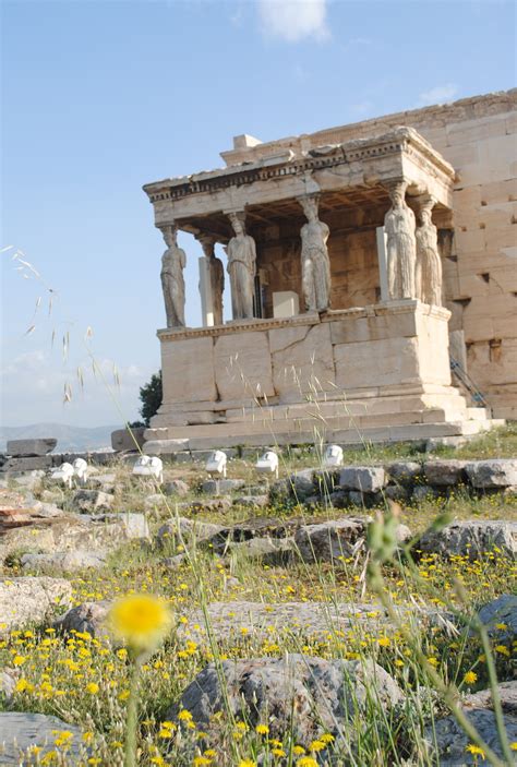 Erechtheion At The Acropolis In Athens Greece Married With Wanderlust