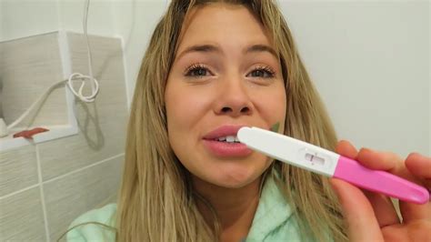 Taking A Pregnancy Test On Camera Youtube
