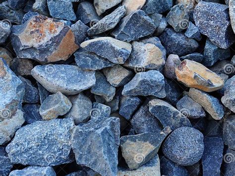 Dark Blue Rock Stone Background Small Textures Stock Image Image Of