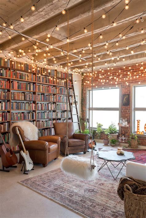 Small Book Filled Loft In Downtown Los Angeles Offers A Magical