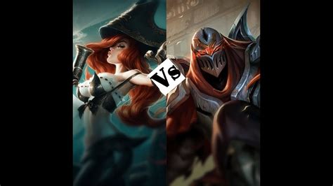 League Of Legends Miss Fortune Vs Zed Adc Bot Lane Youtube