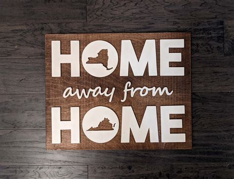 Home Away From Home Sign Ny Va Made By Jay Lane