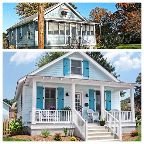 Sometime in the 1940s, the previous owners had crudely enclosed this second floor porch with nine simple casement windows that open inward, but. Before and after curb appeal. Restore and open up porch ...