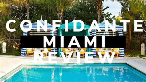 Confidante Miami Beach Review Awesome Hyatt Hotel Youtube