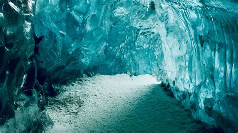 Download Wallpaper 1366x768 Ice Cave Icy Tablet Laptop Hd Background