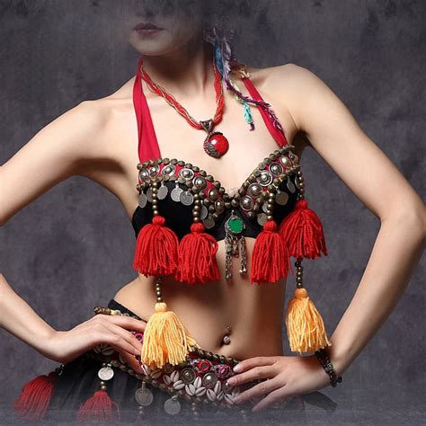 buy women belly dance bra tribal fusion ats coin gypsy dance bra lace b c from