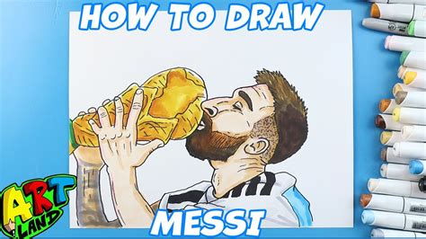 How To Draw Messi Youtube