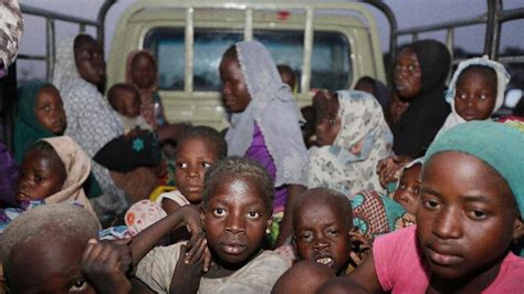 Hundreds Of Nigerian Girls And Women Rescued From Boko Haram Put In