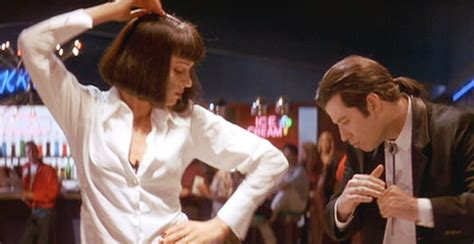 Jackson, uma thurman, bruce willis, ving. PULP FICTION.