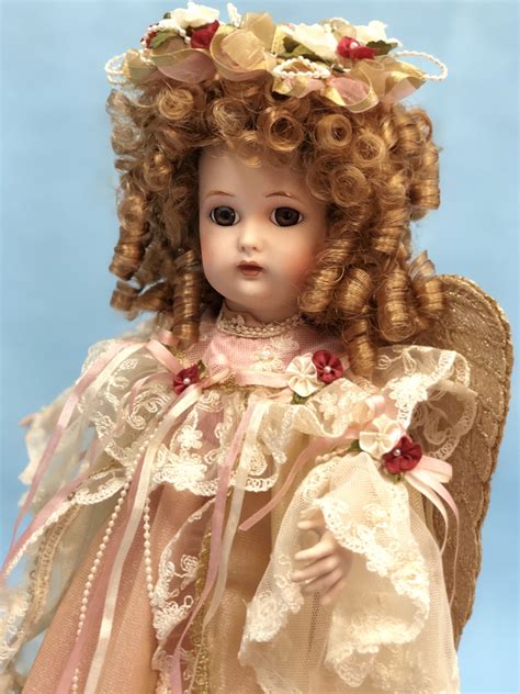 Antique Porcelain Angel Dolls Doll Bvg