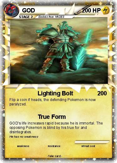 Pokémon God 694 694 Lighting Bolt My Pokemon Card