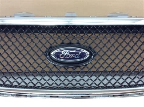 2013 2018 Ford Taurus Sho Front Black Chrome Trim Grille New Oem Dg1z