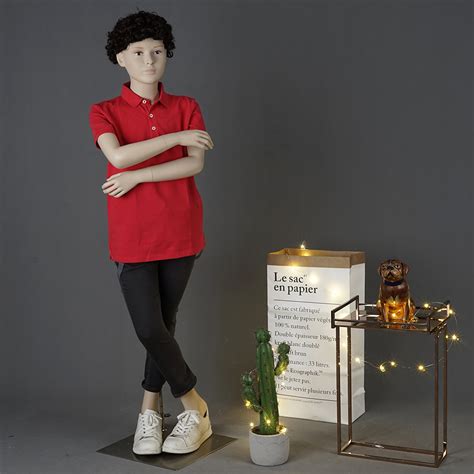 Realistic Child Mannequin Full Body Fashion Window Display Mannequin