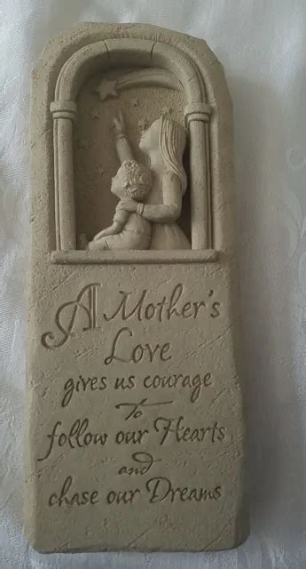 2007 George Carruth Studio Hand Cast Stone Wall Sculpture A Mothers