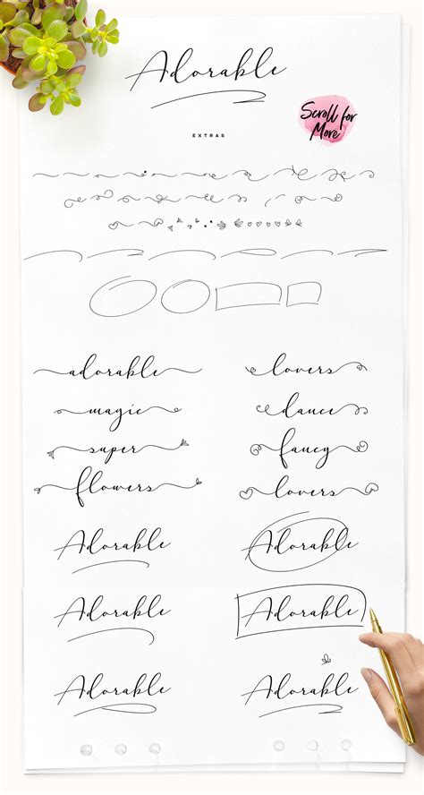 Adorable Handwritten Script Font By VladCristea | TheHungryJPEG.com