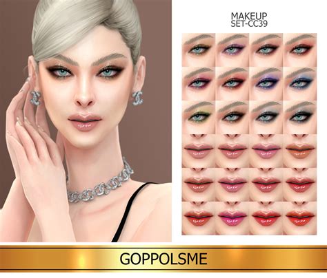 Goppols Me Gpme Gold Makeup Set Cc39 Download At Goppolsme