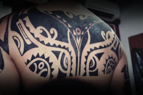 Maori Back Tattoo By Sashalilith Kitty On Deviantart