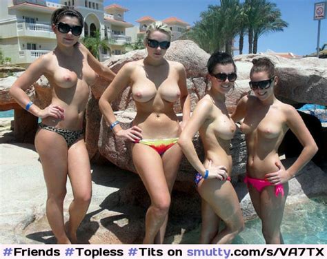 Friends Topless Tits Fourgirls Group Chooseone