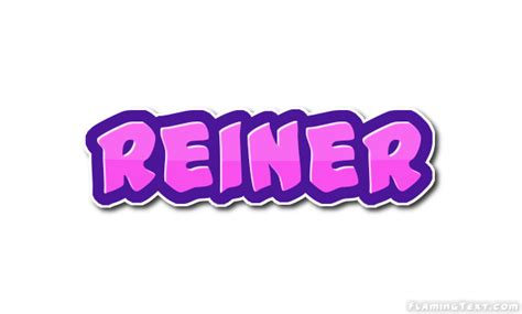 Reiner Logo Free Name Design Tool Von Flaming Text