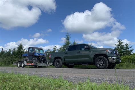 Truck Review 2021 Toyota Tundra 4x4 Crewmax Sr5 Driving