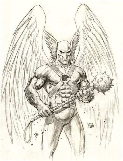 Hawkman By Flowcoma On Deviantart Hawkman Drawing Superheroes